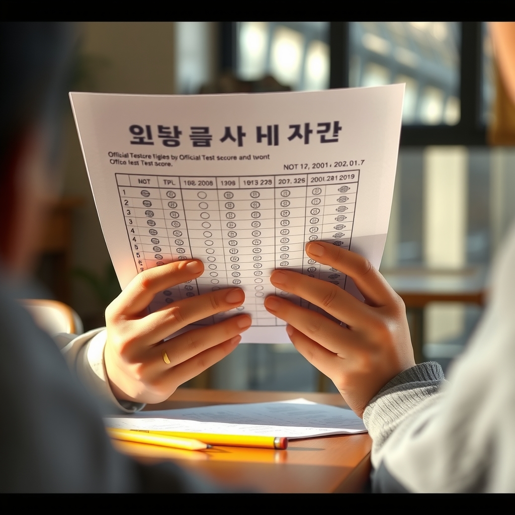 수능 성적표 보는 법, 표준점수·백분위·등급 쉽게 이해하기 관련 이미지(AI 생성)